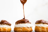Pillowy Cream Puffs with Vanilla Bean Creme Diplomat