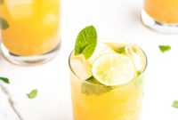 Refreshing Apricot Mint Bourbon Smash