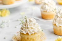Zesty Lemon and Elderflower Cupcakes