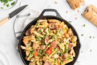Zesty One Pot Cajun Chicken and Sausage Pasta