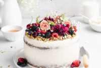 Honey-Rose Pistachio Cake
