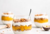 Luscious Tropical Yogurt Parfaits with Toasted Coconut Granola
