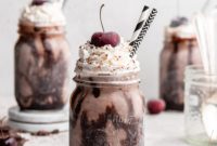 Decadent Black Forest Chocolate Cherry Shake