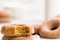 Golden Pumpkin Donuts with Sweet Cinnamon Dusting