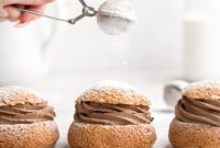 Crisp Craquelin Mocha Cream Puffs