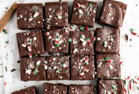 Decadent One-Bowl Fudgy Peppermint Brownies