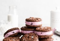 Decadent Black Forest Ice Cream Sandwiches
