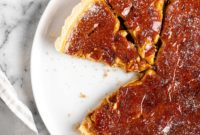 Spiced Pumpkin Brûlée Tart