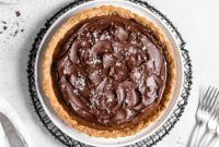 Aromatic Chai Salted Caramel Chocolate Tart