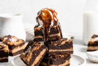 Fudgy Brownies with a Peanut Butter Core