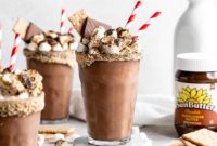 Decadent SunButter S’mores Milkshake