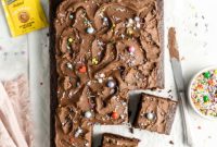 Nut-Free SunButter Chocolate Sheet Cake
