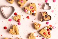 Easy One Bowl SunButter M and M Blondies