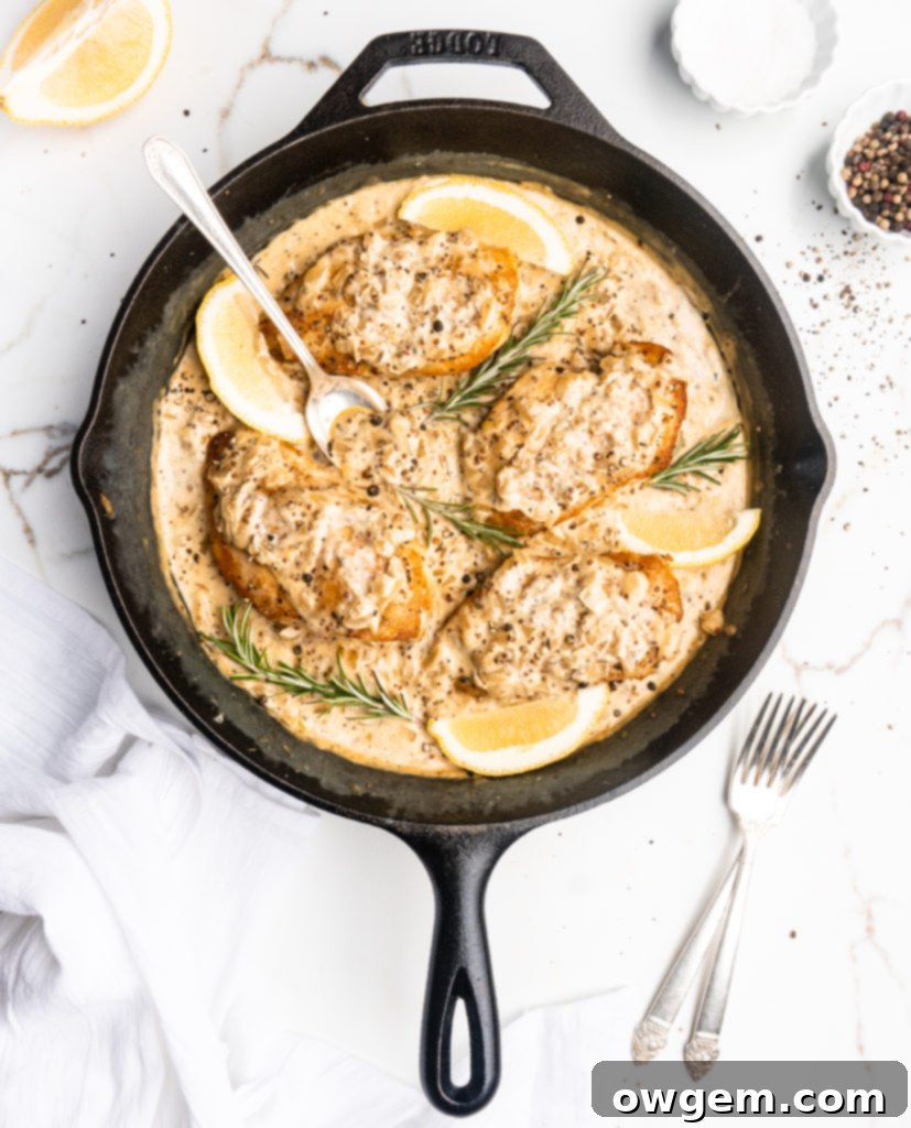 Close-up of the smooth and glossy creamy maple mustard sauce, highlighting its rich texture and color.