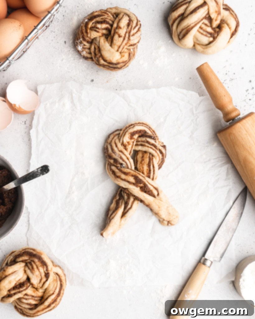 How to knot the babka knot