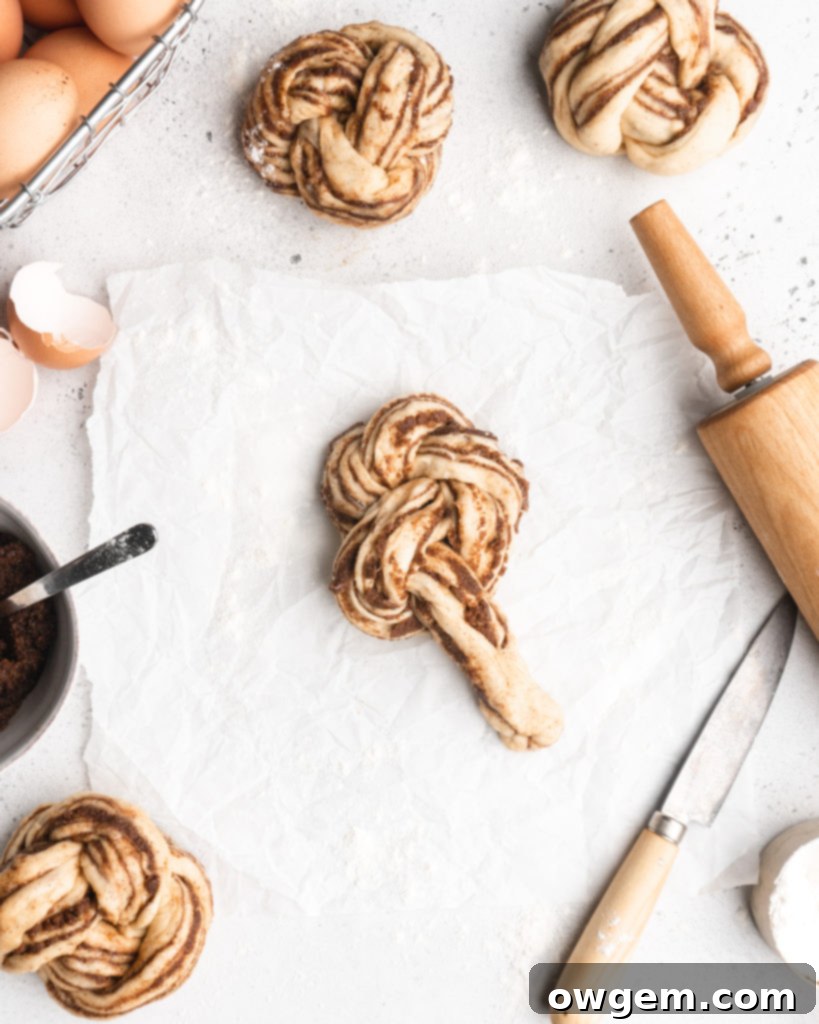 How to knot the babka knot