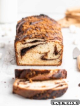 The beautiful babka loaf is filled with chocolate spread, crushed graham crackers, mini marshmallows, and topped with a graham cracker streusel
