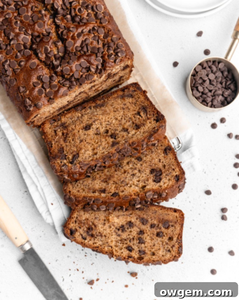 Moist, delicious bread with a nutty twist from tahini, ready to be sliced