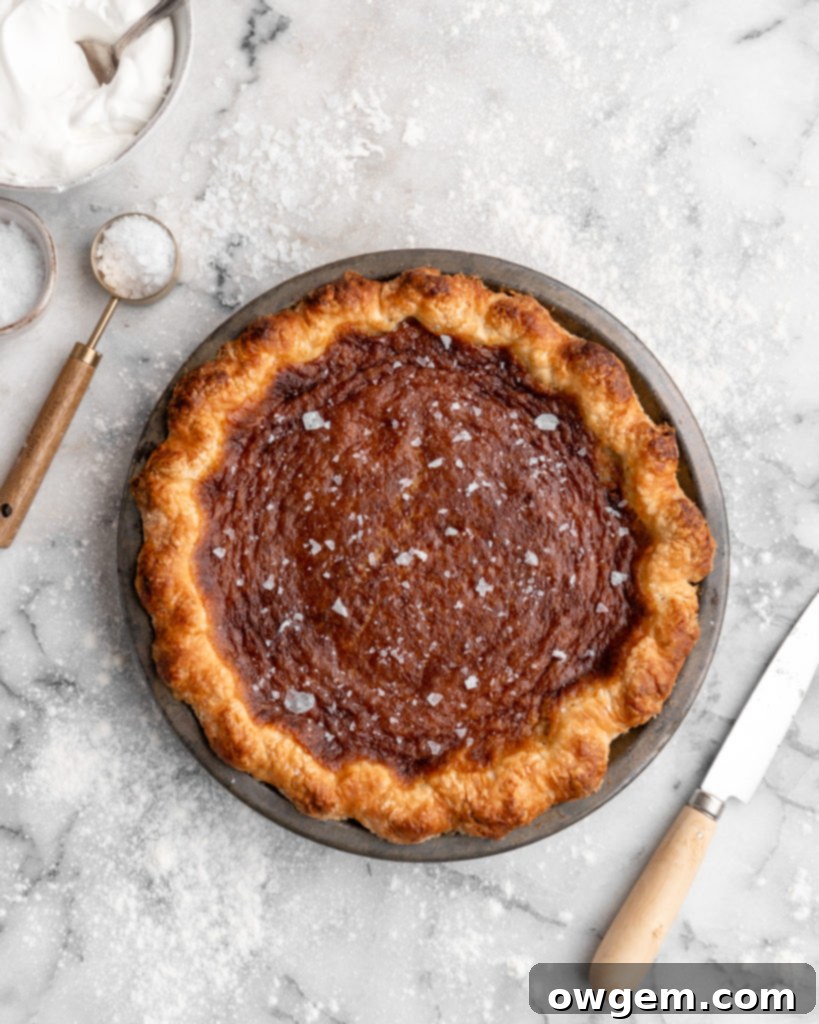 Rich and creamy French Canadian Sugar Pie