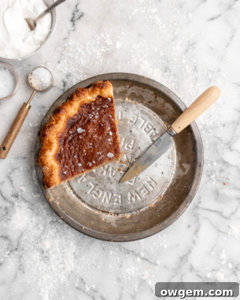 Rich and creamy French Canadian Sugar Pie