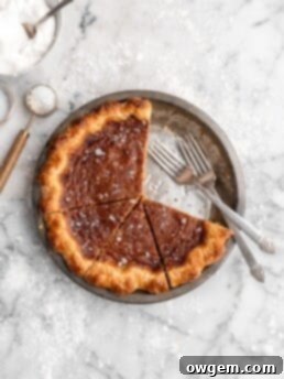 Rich and creamy French Canadian Sugar Pie