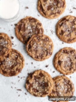 Double Rye Chocolate Chip Cookies are tangy and nutty thanks to rye flour and rye whisky