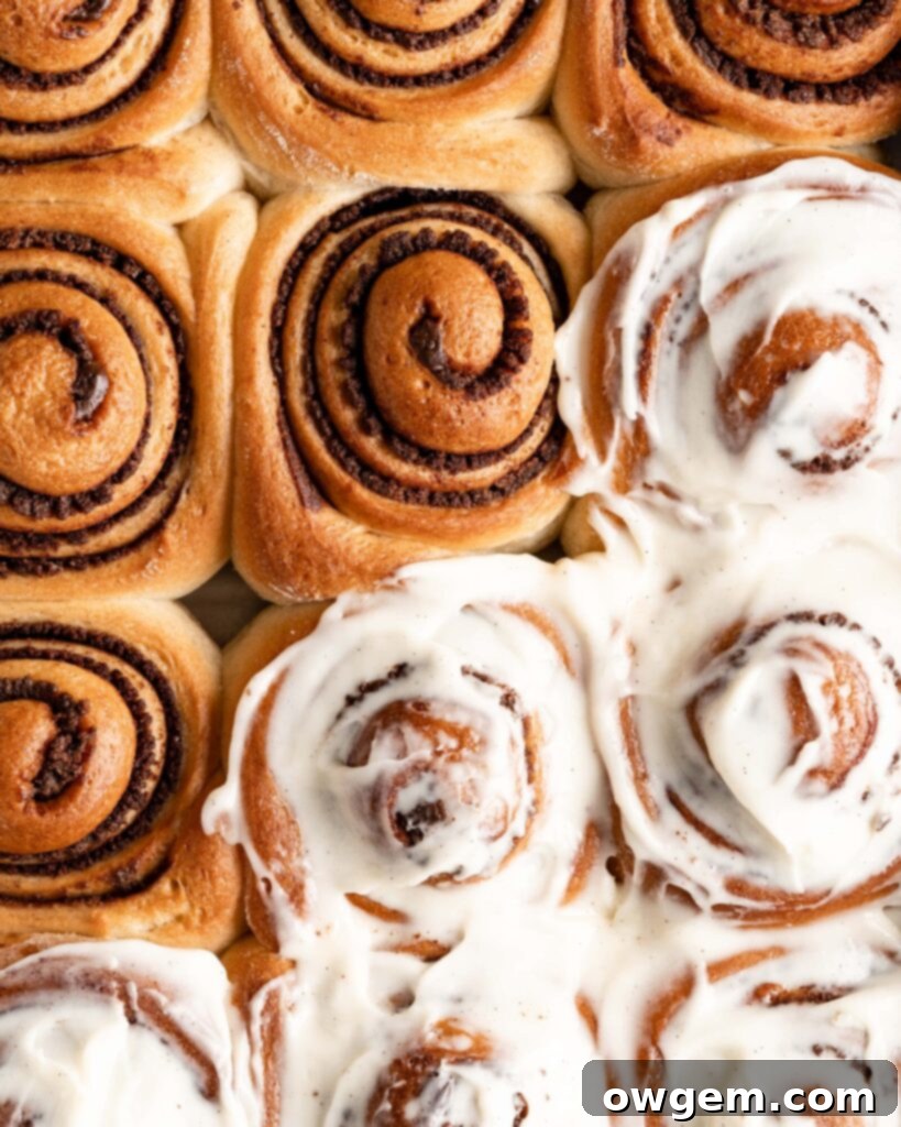 fluffy cinnamon rolls filled with peanut-free chocolate sunbutter spread to create Chocolate SunButter Cinnamon Rolls