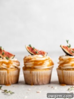Bourbon Almond Cupcakes drizzled with bourbon salted caramel