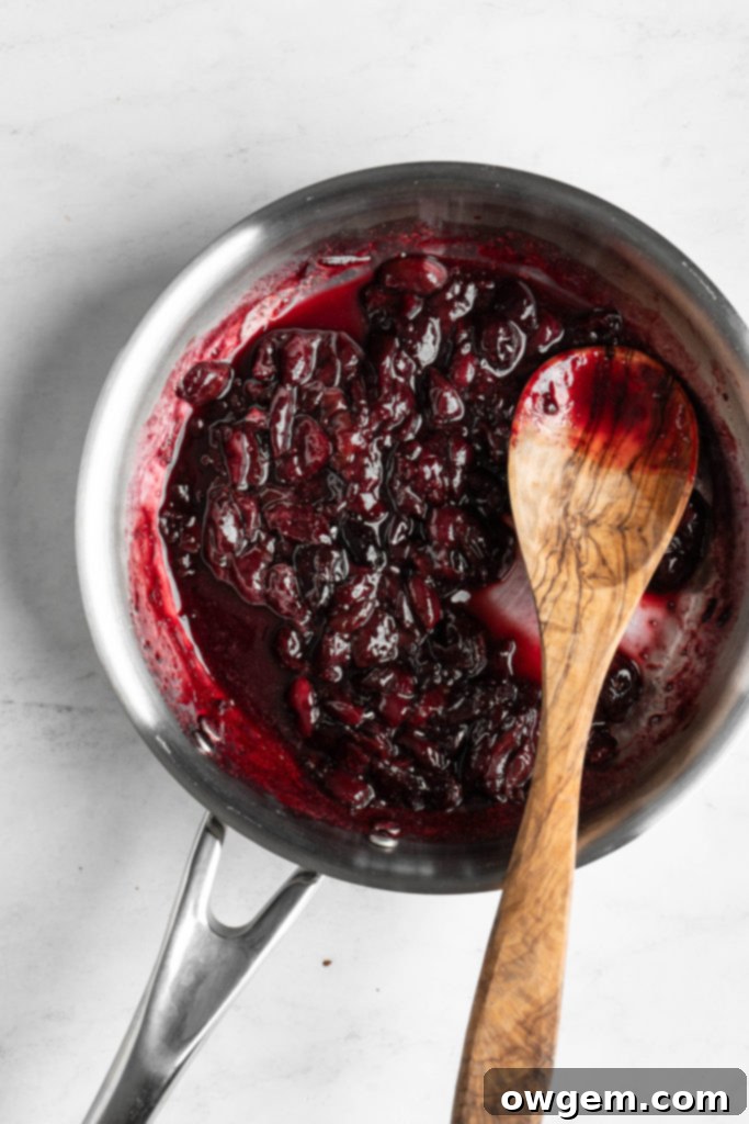Cherry filling for Black Forest cupcakes
