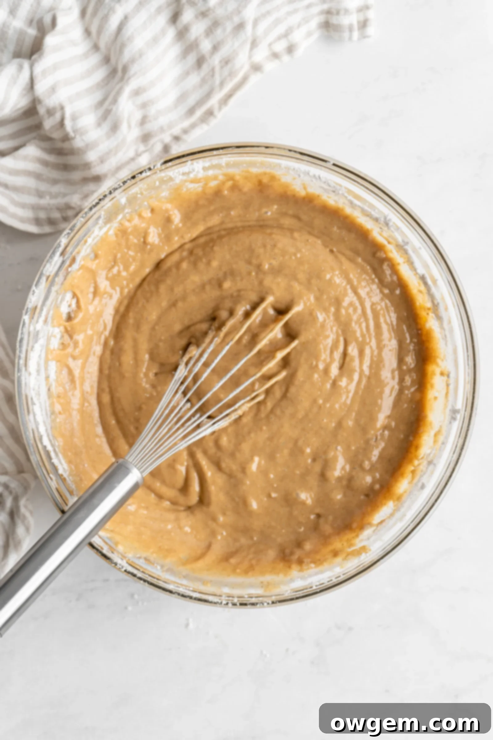 mixed coffee donut batter