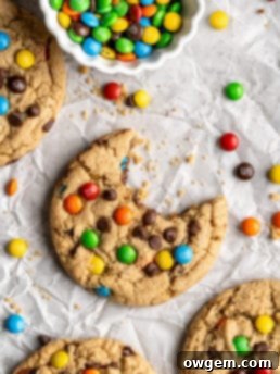 A delicious peanut-free monster cookie with a bite taken out, perfect for showcasing its chewy texture.